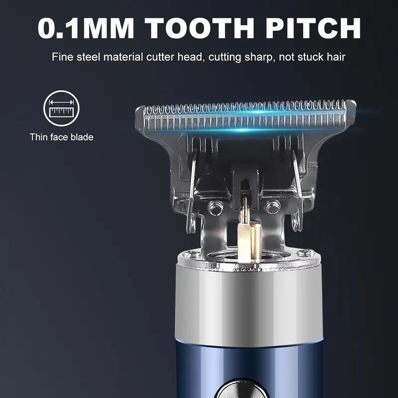 🪒 Cash on Delivery 🔋 5-in-1 Electric Razor HT-6163 – Rechargeable, 60-Min Runtime, 6 Guide Combs, Nose/Ear/Beard/Hair/Eyebrow Trimmer, USB Powered for Men – Free Shipping