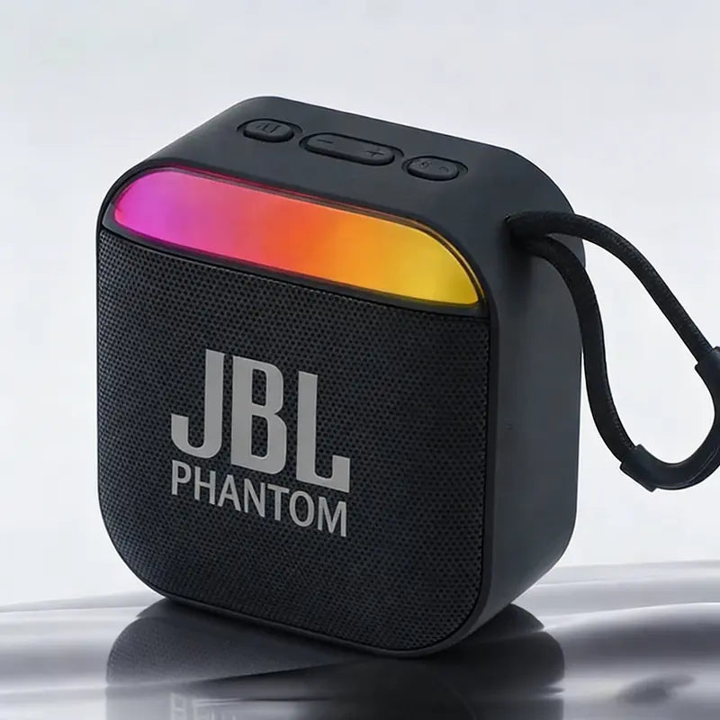 JBL-PHANTOM A22 Black Bluetooth Speaker - HD Sound, IPX5 Waterproof, 20H Playtime, TWS Bluetooth 5.3 🎵 Free Shipping & Cash on Delivery 📊