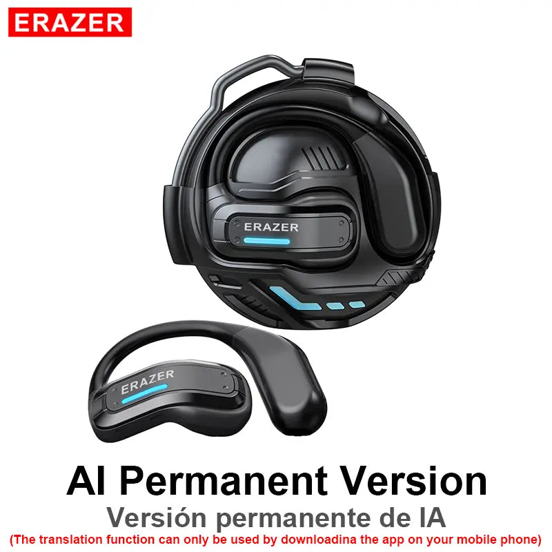 🌐 Cash on Delivery 🎧 26new X8 OWS Translation Wireless Bluetooth Earphones – 135 Languages Real-Time Translation, Bluetooth 5.4, ENC Noise Cancellation, 14.2mm Metal Diaphragm, IPX5 Waterproof, Ear Hook Design, Meeting Summary – Free Shipping