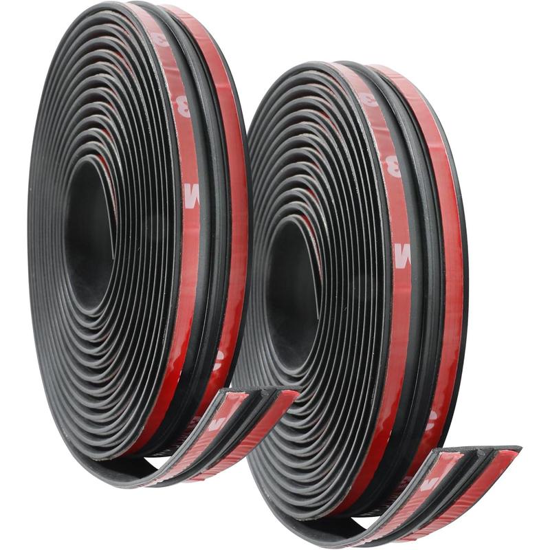 🚪 Cash on Delivery 🎵 T-Shape Weather Stripping Seal Strip – 19mm & 14mm Rolls (Each 3m/9.84ft), Waterproof Self-Adhesive Door Window Gap Sealer for Dust, Wind, Noise – Free Shipping