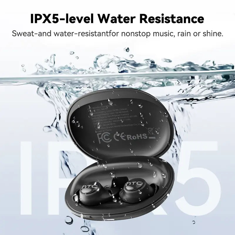 NE76 Bluetooth Wireless Earbuds Sleep Earphones - Bluetooth 6.0 Noise-Canceling, Zero Pressure for Side Sleeping, Invisible Flat-Head Design