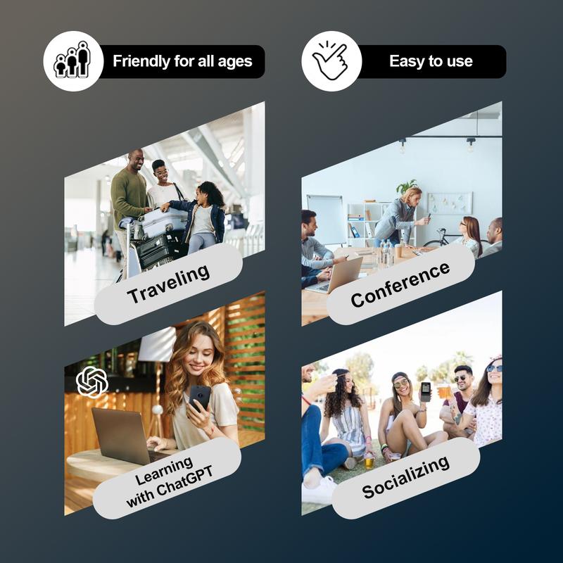 🌐 Cash on Delivery 🎵 T13 Smart Translator – Offline & WiFi Translation, 5MP Camera, 1GB RAM + 8GB Storage, 1000mAh Battery, Google Translate Engine – Free Shipping