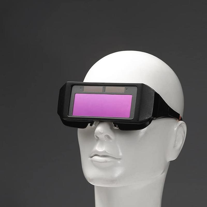 🥽 Cash on Delivery 🎵 Welding Safety Goggles with Solar Automatic Dimming – 1 Set with 5 Extra Protective Lenses, Professional Eye Protection Equipment – Free Shipping