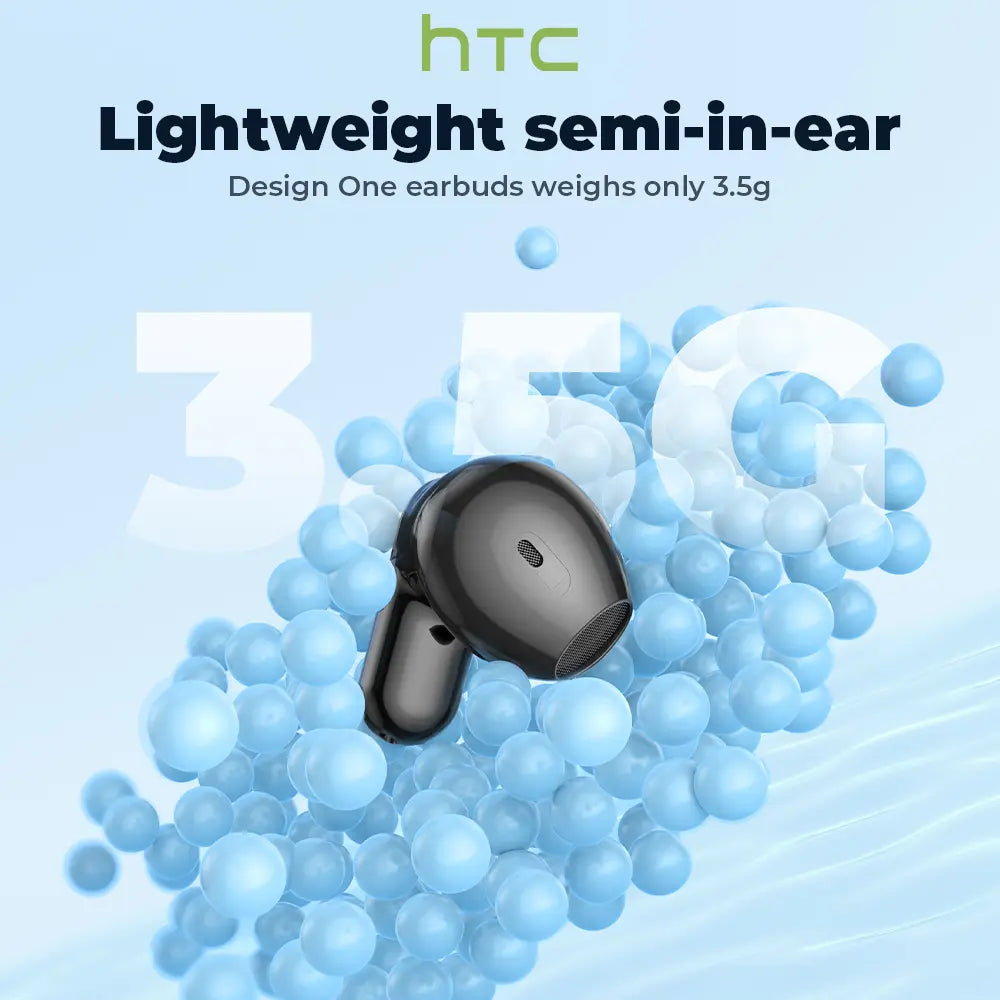 🎵 Cash on Delivery 📟 HTC NE20 Bluetooth 6.0 Earphones – LED Display, High Fidelity Waterproof Wireless Earphones with Microphone for Office, Sports, Study & Audio Calls – Free Shipping