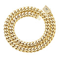 ✨ Cash on Delivery 🎵 14K Gold-Plated Cuban Chain – Necklace & Bracelet 2-in-1 Wearable Design | Latest Electroplating Rust-Proof | 14mm Miami Hip-Hop Style | Best Gift for Men & Women Couples – Free Shipping
