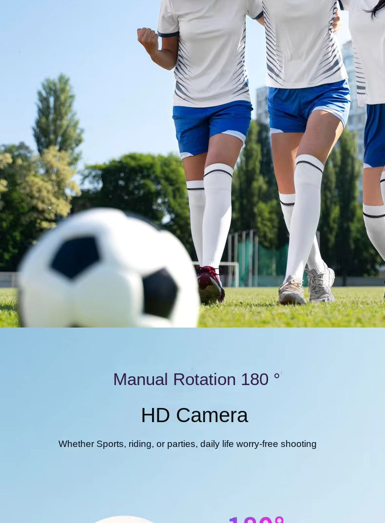 📷 Cash on Delivery 🎵 Q7 Handheld Digital Camera (Black) – 1080P Video Recorder, 180° Rotating Lens, 1.9" Screen, 2000mAh Battery, Includes 32GB Memory Card – Free Shipping