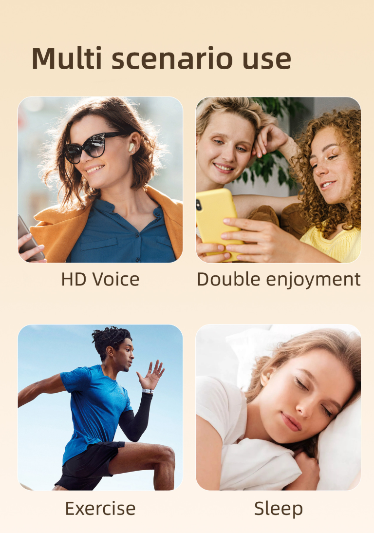 🎧 Cash on Delivery 🎵 2‑Pack Space Capsule Wireless Earbuds – Bluetooth 5.4, LED Digital Display, 2g per Bud, 8H Playtime, IPX4 Waterproof – One Pair In‑Ear + One Pair Semi‑In‑Ear – Free Shipping