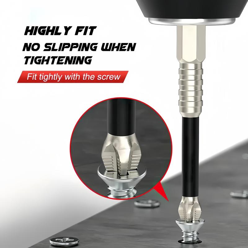 K5 Anti Slip Bit Set - Impact Resistant High Magnetic Screwdriver Drill Bit Kit with PH2 Non Slip Driver Bits 🎵 Free Shipping & Cash on Delivery 📊