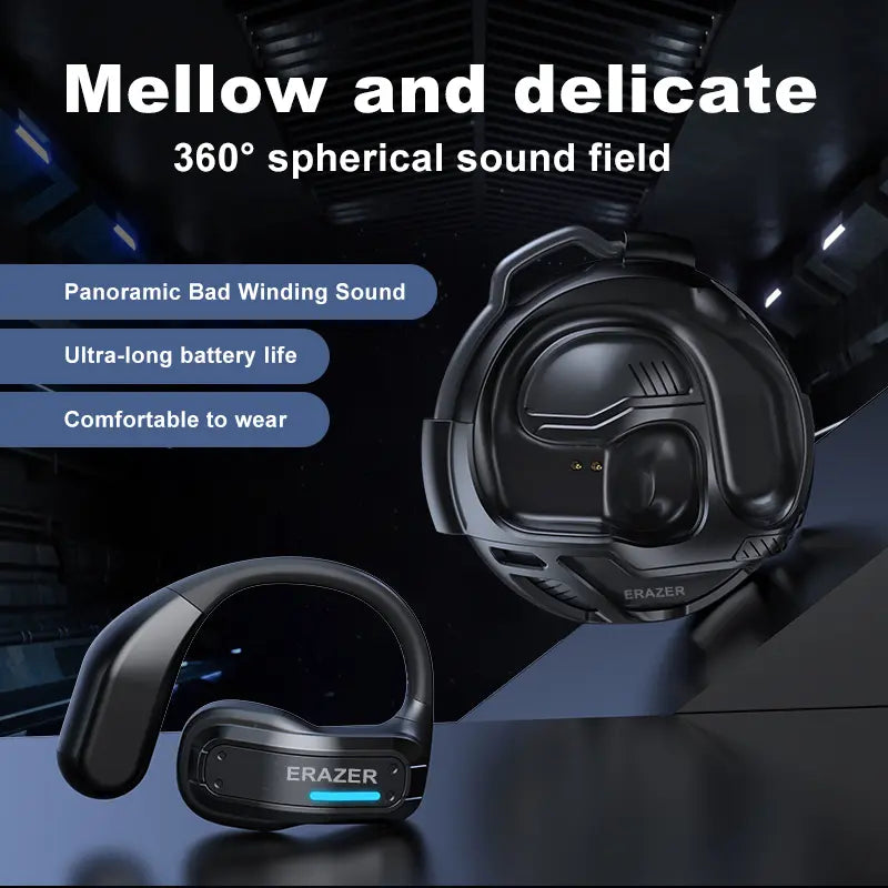 🌐 Cash on Delivery 🎧 26new X8 OWS Translation Wireless Bluetooth Earphones – 135 Languages Real-Time Translation, Bluetooth 5.4, ENC Noise Cancellation, 14.2mm Metal Diaphragm, IPX5 Waterproof, Ear Hook Design, Meeting Summary – Free Shipping